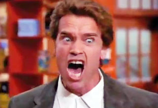 Every Arnold Schwarzenegger Scream. EVER. - Video