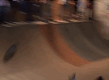 16 - Dad catches flying skateboard at a half pipe event right before it smashes into some kid's face.