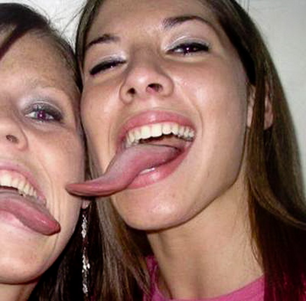 Long Tongue Girl Gifs Nude Photos