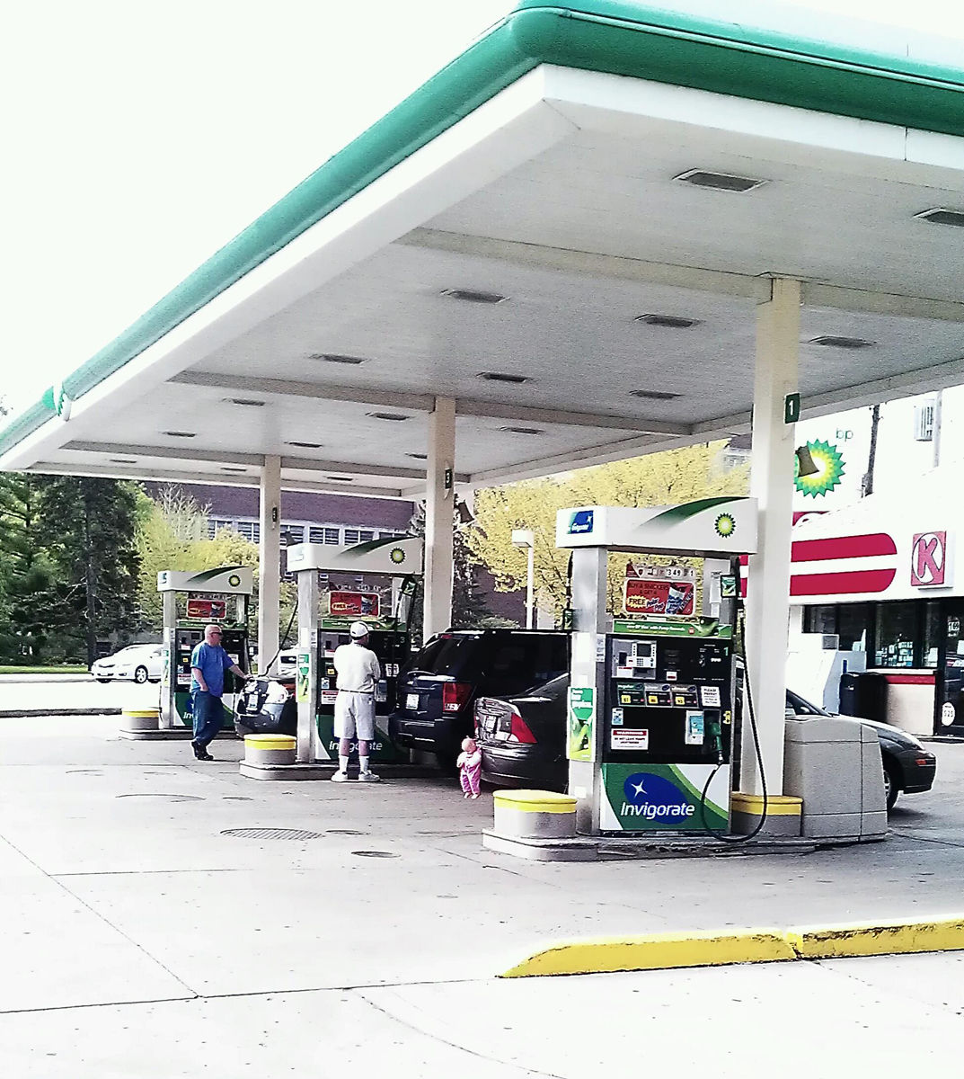 Gas station pee