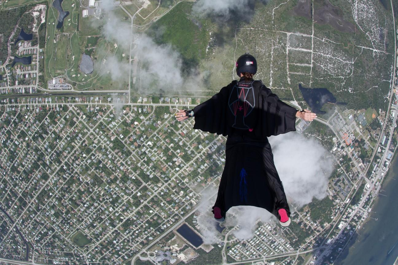 Aly DeMayo Wingsuit Jump Over Florida Picture