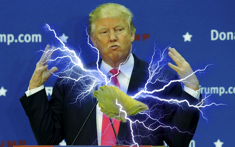 Image result for Trump making a hurricane gif