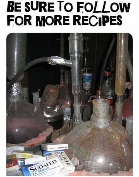 Homemade meth