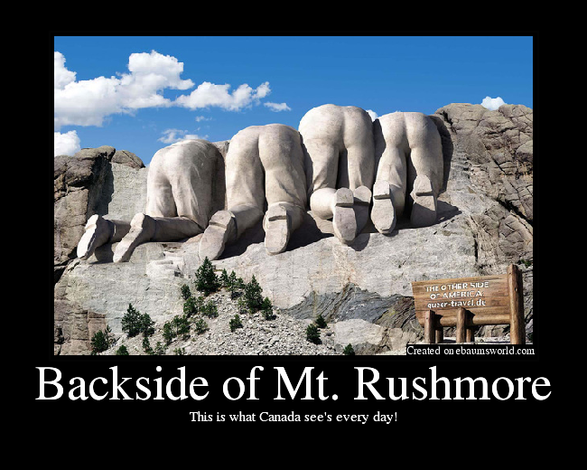 Backside of Mt. Rushmore - Picture | eBaum's World