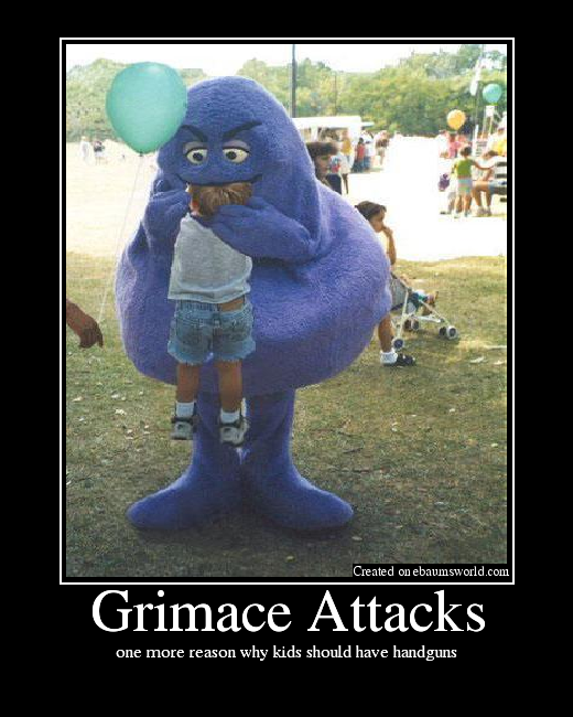 Grimace Attacks