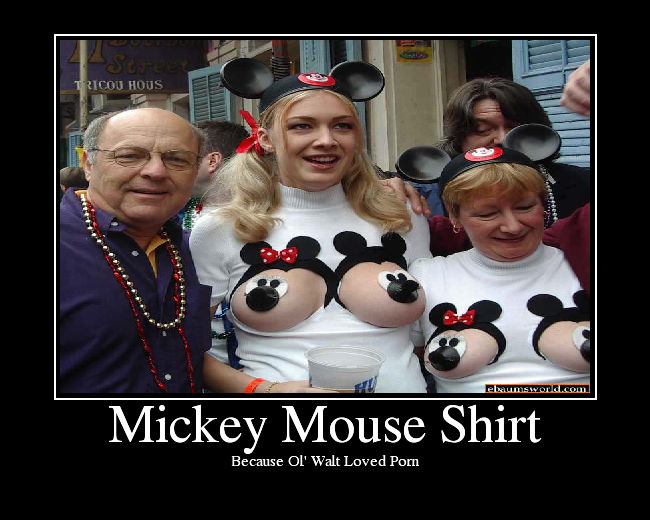 Mickey Mouse Shirt - Picture | eBaum's World
 Weird People At Disneyland