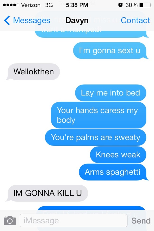 horny sexting conversations