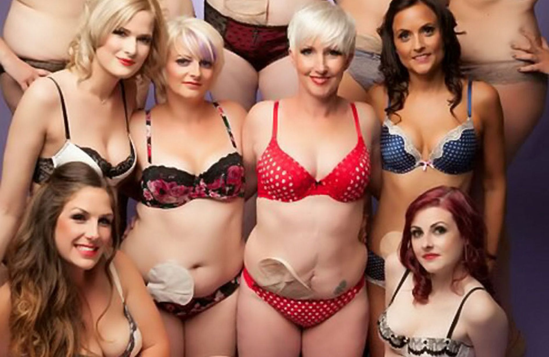British Women Stripping For Charity Calendars.