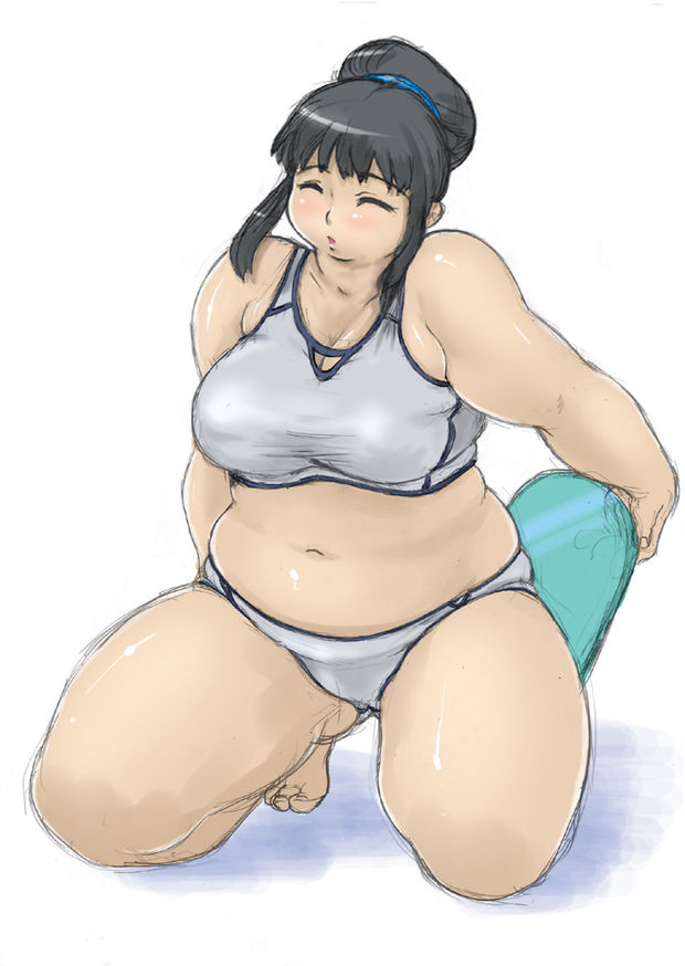 Fat Anime Character Swimsuit.