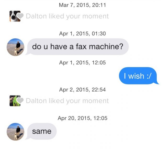 funny one liners for tinder