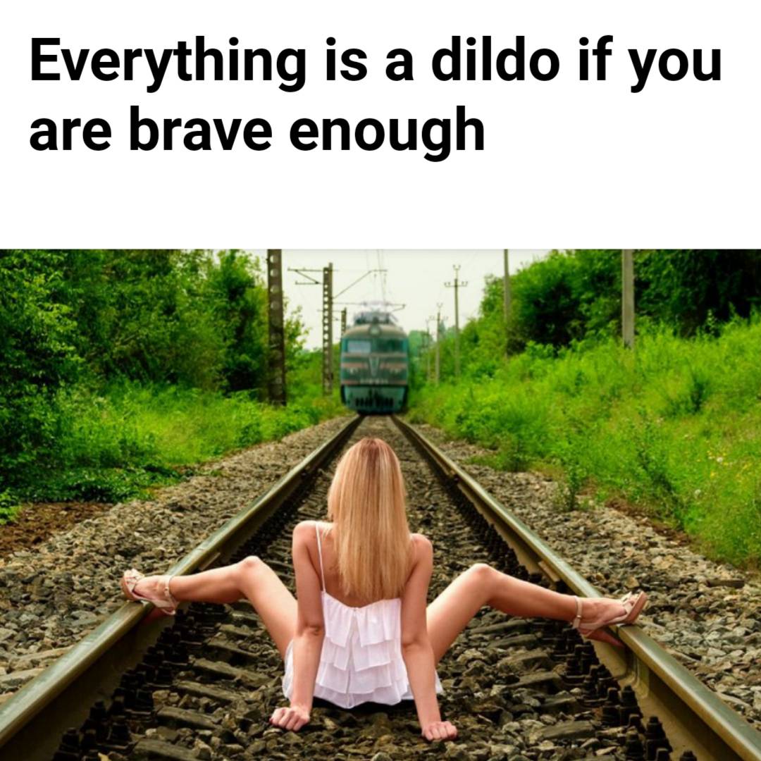 Brave pretty girl takes dick