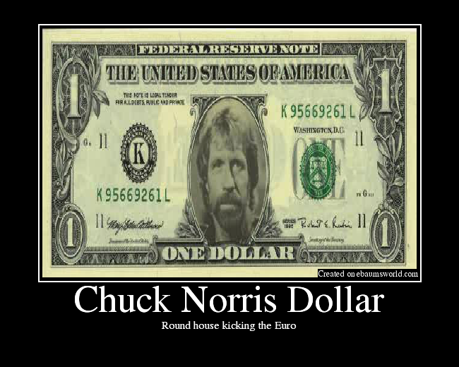 Chuck Norris Dollar Picture Ebaums World 