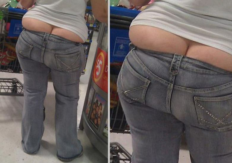 Парень в джинсах долбит толстую мамашу в чулках в промежность