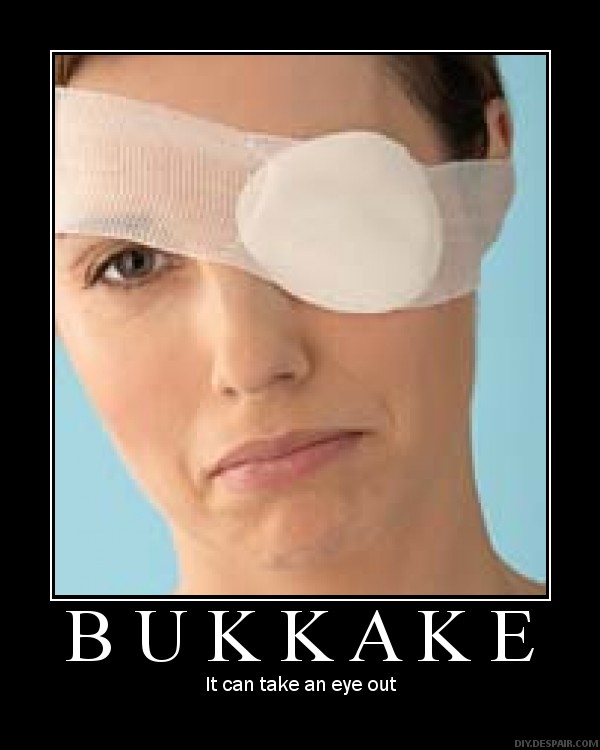 Bukkake hits camera