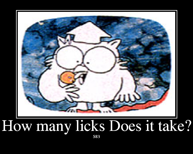 How Many Licks Does It Take Picture Ebaums World