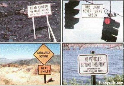 Funny signs - Gallery