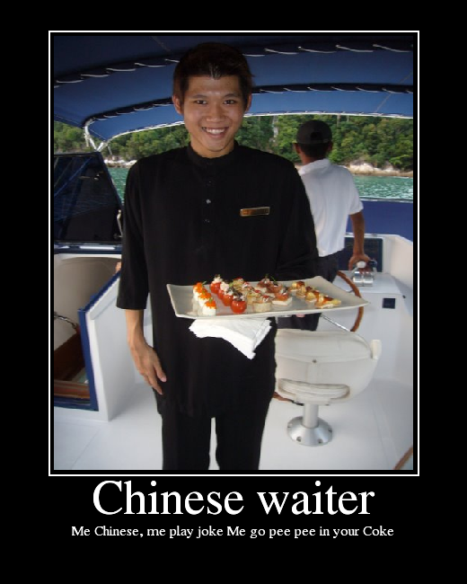 Chinese waiter - Picture | eBaum's World
