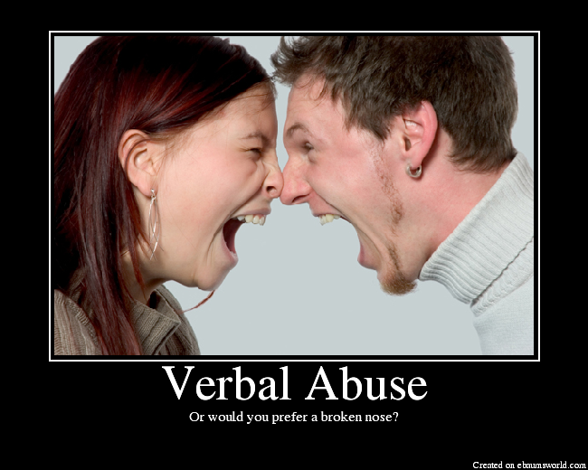 Verbal Abuse Picture EBaum s World