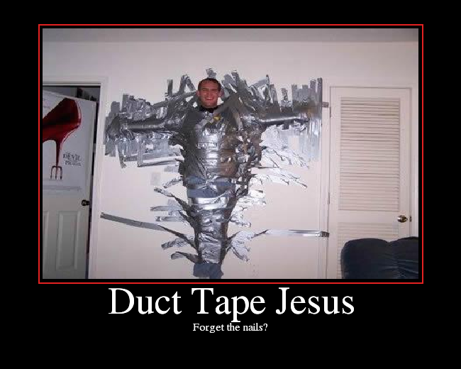 Duct Tape Jesus Picture eBaum's World