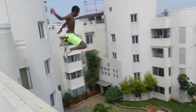 Crazy Russian Story Roof Jumps 26