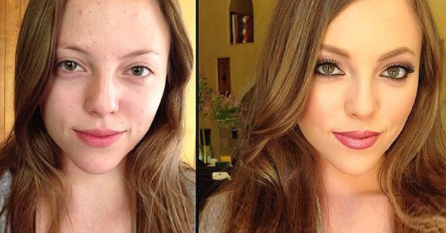 29 Pornstars Before And After Makeup Pop Culture Gallery EBaums World