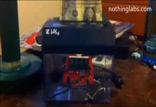 Money Shredder Alarm Clock