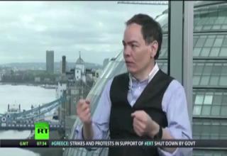 UFO Shows Up On Russia Today News In London, June 13, 2013