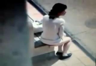 Thai Girls Poop Outdoors