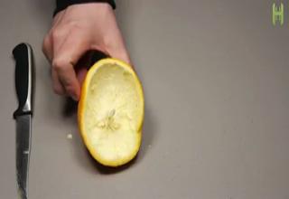 Make A Lamp From An Orange In 1 Minute