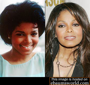 Janet Jackson in 1984 and today.