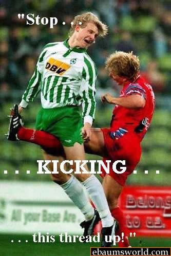 funny soccer - "Stop ... Kicking ... Deo All your base in s this thread up! ebaumsworld.com