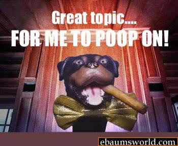 triumph the insult comic dog - Great topic.... For Me To Poop On! ebaumsworld.com