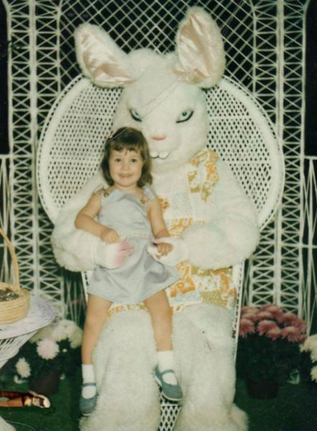 Be careful when you bring your child to see the Easter Bunny this year!