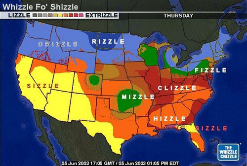 Now that's one ghetto weather map.