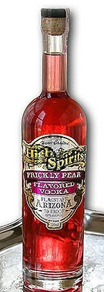 The Mogollon Brewing Company and Arizona High Spirits produces by hand crafted distilling what is thought to be the only prickly pear cactus flavored vodka in the world. It has a slightly sweet taste and is pale pink in color. The cost of the drink is about $30 per bottle.
