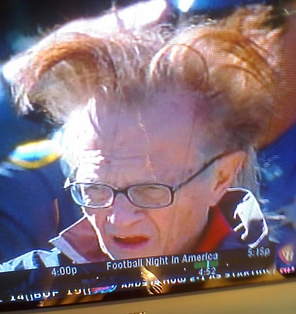 Larry King has really let himself go!