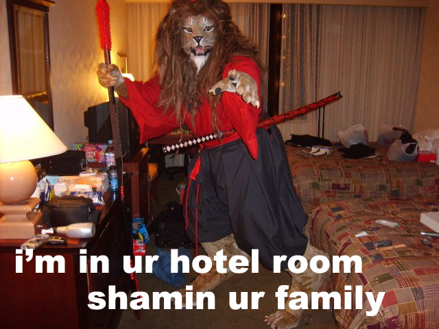 music - i'm in ur hotel room shamin ur family