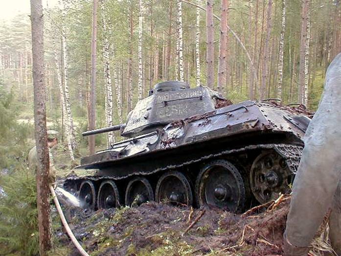 WW II Tank Discovered