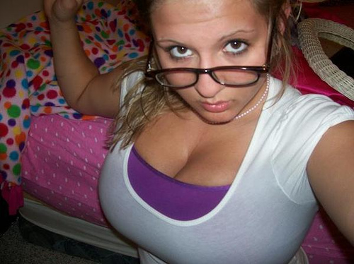hot girls  glasses