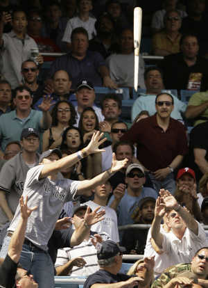 audience at a mlb game