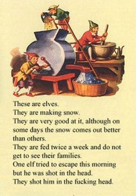 The elves should know better!!