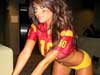 The Gratuitous Hot Chicks In College Football Jerseys Collection