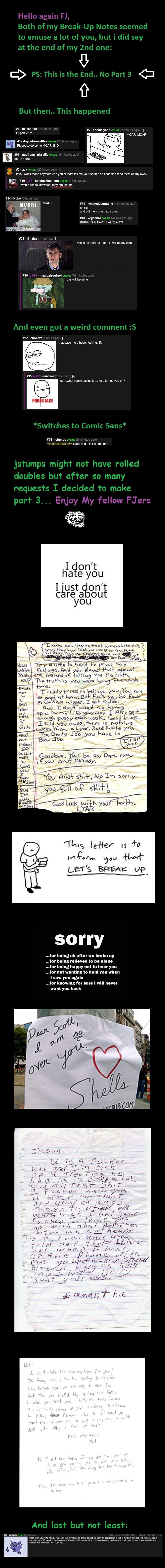 21 Funny Break Up Notes