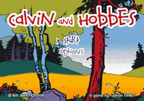 calvin and hobbes video game - Calvin and Hobbes and Shere Options Miui Bill Watterson game by Johan Vinet