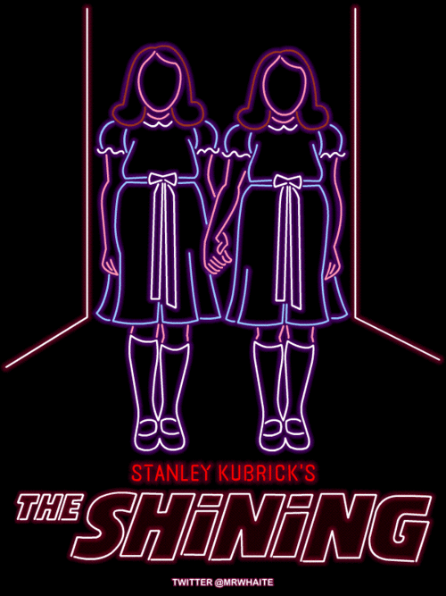 What If Movie Posters Were Neon Signs?