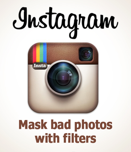 instagram slogan - Instagram Insta Mask bad photos with filters