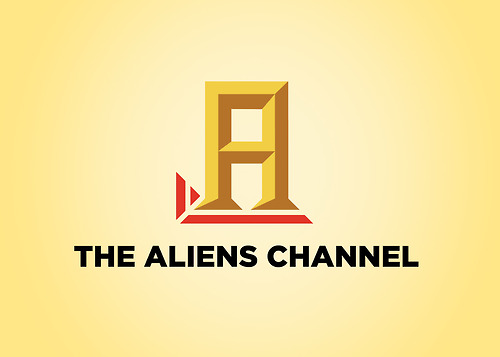 history channel logo font - The Aliens Channel