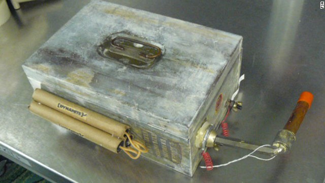 A gag gift made to look like an explosive device was found at Florida's St. PetersburgClearwater International Airport.