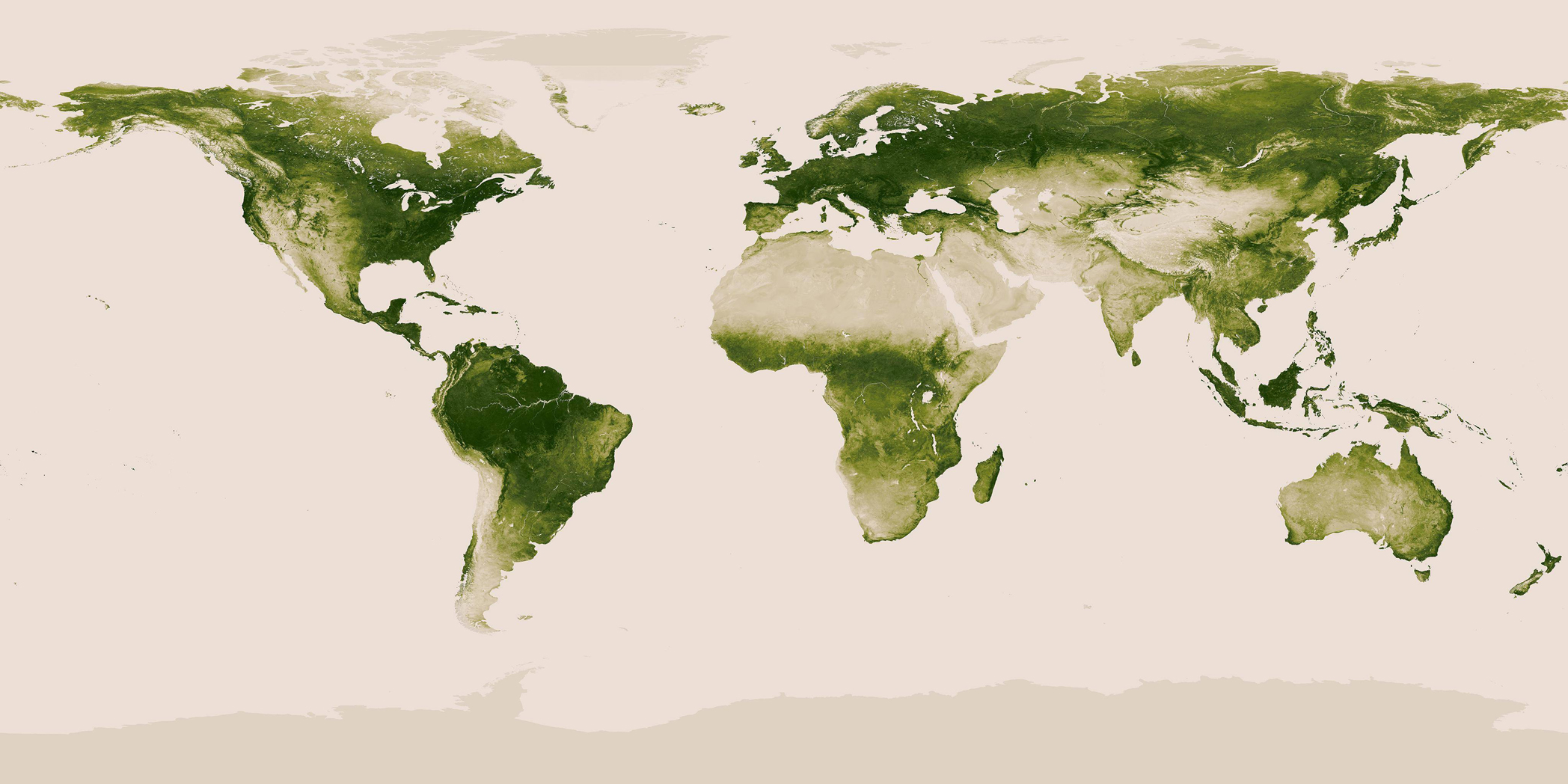 Where earth's vegetation resides