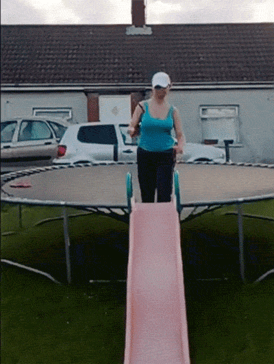 trampoline fail gifs